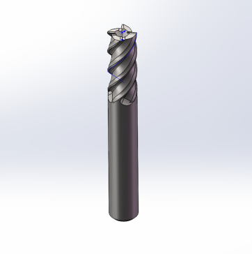 Φ10立铣刀三维模型